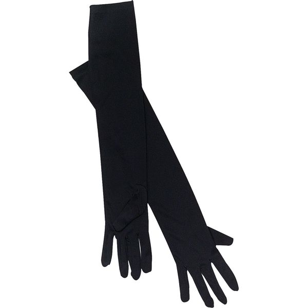 Guanti Da Donna Bristol Novelty, Lunghi, 1 Paio BN1320 (Taglia Unica) (Nero)-image