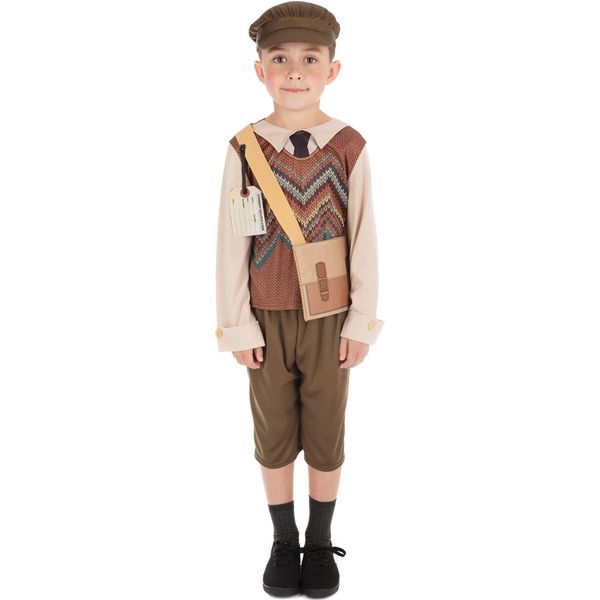 Bristol Novelty - Costume Da "Scolaretto Evacuato"" Per Ragazzo BN573 (S) (Colorato)"-image