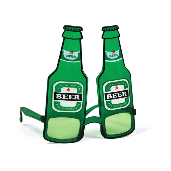 Bristol Novelty - Bicchieri Per Bottiglie Di Birra BN565 (Taglia Unica) (Verde)-image
