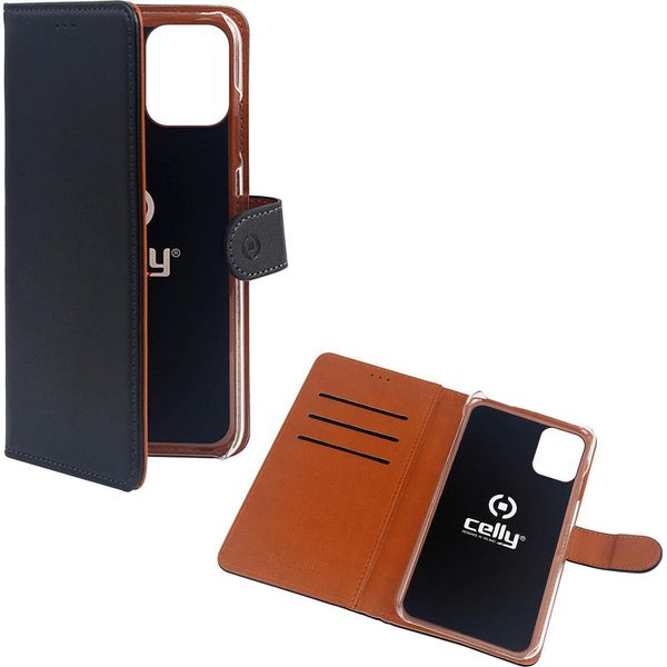 Celly Wally Custodia Per Cellulare 13,7 Cm (5.4") Custodia A Borsellino Nero"-image