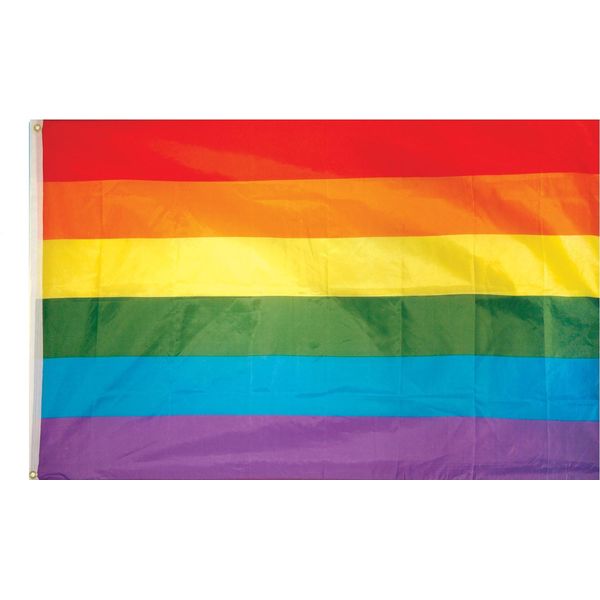 Bristol Novelty - Bandiera, Arcobaleno BN1300 (Taglia Unica) (Colorato)-image