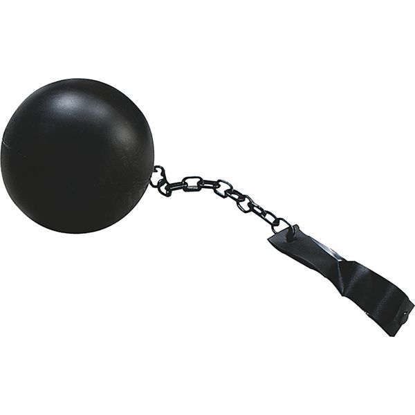 Bristol Novelty - Palla E Catena BN499 (Taglia Unica) (Nero)-image