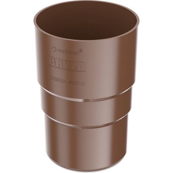 Bryza Raccordo Di Troppopieno In Plastica Ø 90 Mm, Marrone Ral 8017-image