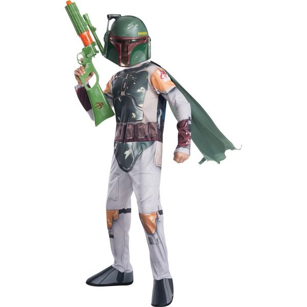 Star Wars: Il Libro Di Boba Fett - Costume - Ragazzi BN5114 (S) (Bianco/Verde/Marrone)-image
