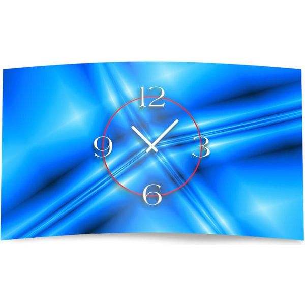 Orologio Da Parete Astratto Blu Di Design Orologio Da Parete Moderno Di Design Silenzioso Senza Ticchettio Dixtime 3DS-0198-image