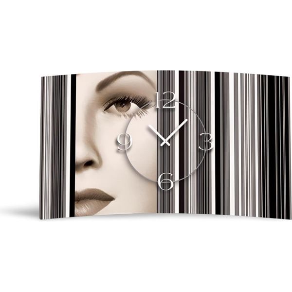 Orologio Da Parete Di Design Donna Arte Digitale Orologio Da Parete Moderno Design Silenzioso Senza Ticchettio Dixtime 3DS-0317-image