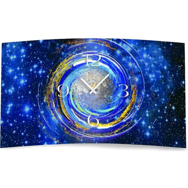 Orologio Da Parete Di Design Galaxy Space Orologio Da Parete Moderno Design Silenzioso Senza Ticchettio Dixtime 3DS-0314-image