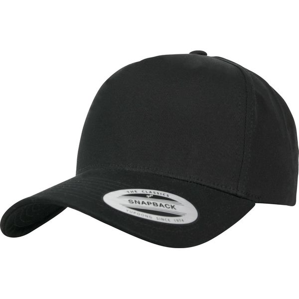 Flexfit By Yupoong 5 Panel Classic Baseball Cap RW7586 (Taglia Unica) (Nero)-image