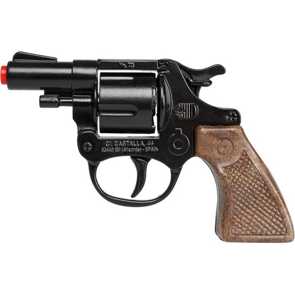 Policejní Revolver Kovový čErný 8 Ran-image