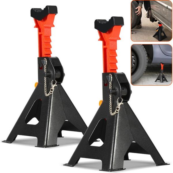 Fiqops 2X Cavalletto Di Sollevamento Camion Cavalletto Di Sollevamento Auto Cavalletto Di Sollevamento 3T Cavalletti Di Sollevamento 285-430Mm-image