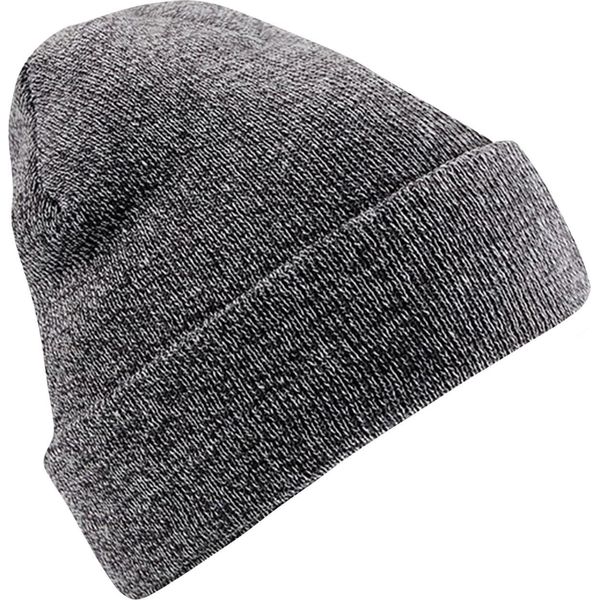 Cappello A Maglia Unisex Beechfield Per Adulti BC3954 (Taglia Unica) (Grigio)-image