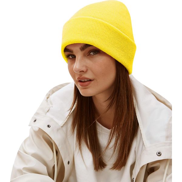 Cappello A Maglia Unisex Beechfield Per Adulti BC3954 (Taglia Unica) (Prugna)-image
