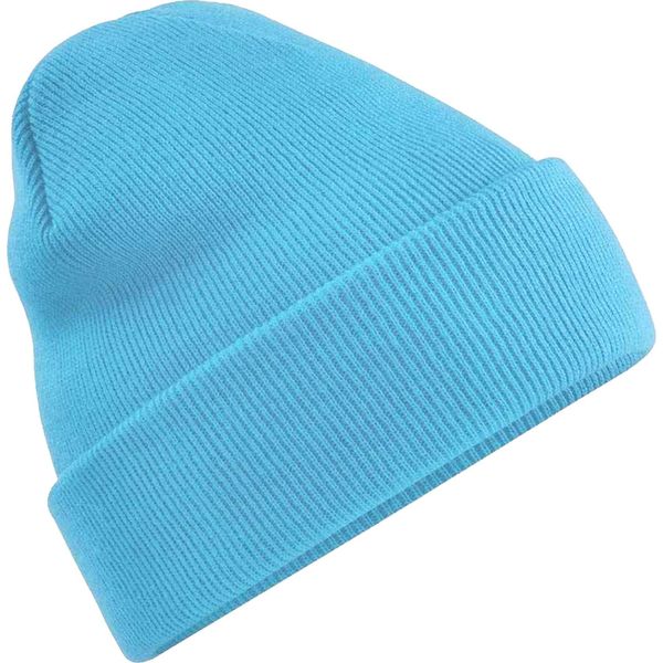 Cappello A Maglia Unisex Beechfield Per Adulti BC3954 (Taglia Unica) (Surf Blue)-image