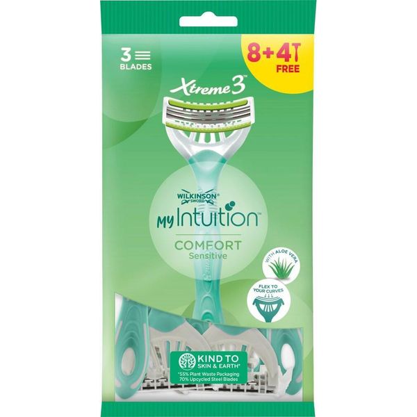 Rasoio Usa E Getta Da Donna My Intuition Comfort Sensitive 8 + 4 Pz-image
