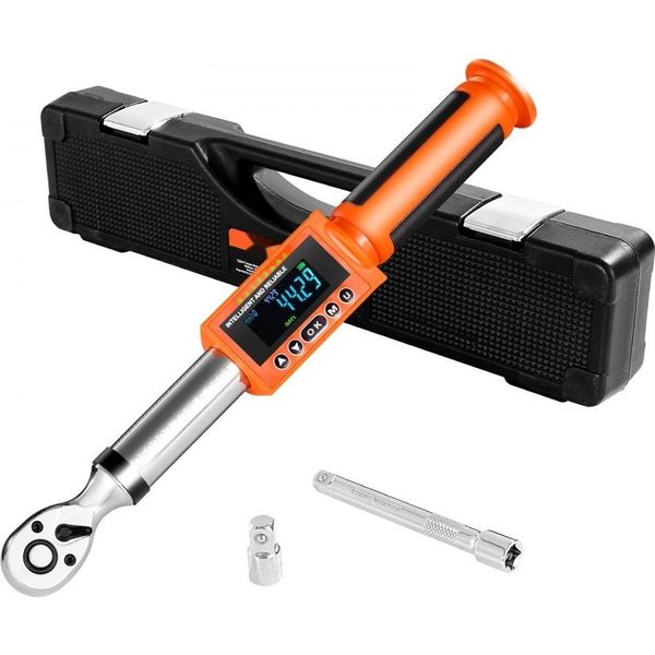 Chiave Dinamometrica Digitale Da 3/8 Di Pollice 0-135Nm - Chiave Di Precisione A 72 Denti ±2% - Utensile Per Auto Di Qualità-image