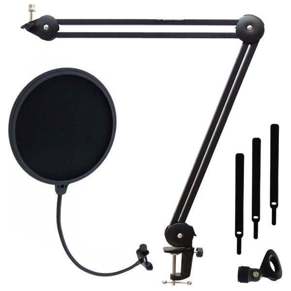 Asta Microfonica Keepdrum MS138 Con Protezione Anti-Pop-image