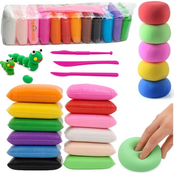 Lolex | Argilla Da Modellare - 12 Colori - Extra Elastica - Argilla Da Modellare-image