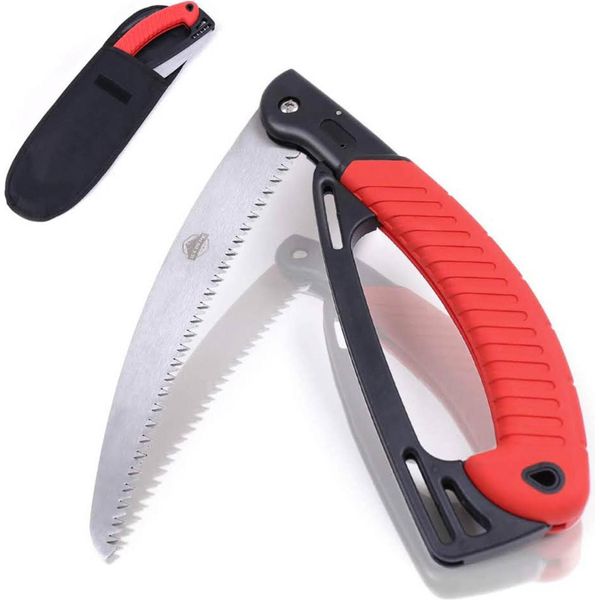 Iceberk, 24 Cm, Sega Pieghevole, Maneggevole, Inclusa Borsa Per Il Trasporto, Ideale Per Il Giardinaggio, Il Campeggio E Le Attività All'aperto.-image