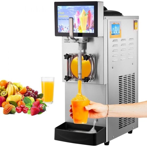 8L Macchina Del Ghiaccio Commerciale Macchina Del Ghiaccio Slushy 1200W - Macchina Per Granite-image
