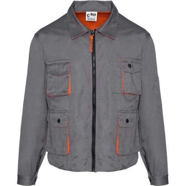 Felpa Da Lavoro Con Zip Consul Grigio 170A-image