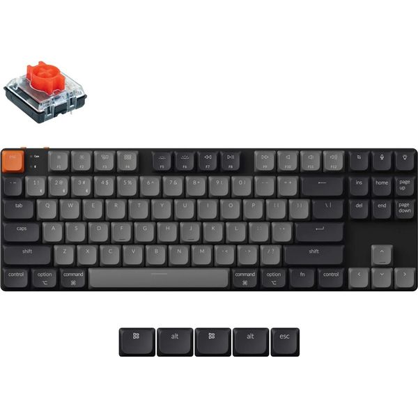 Keychron Belaidė KlaviatūRa K1/Juodas K1X-A1 Keychron-image