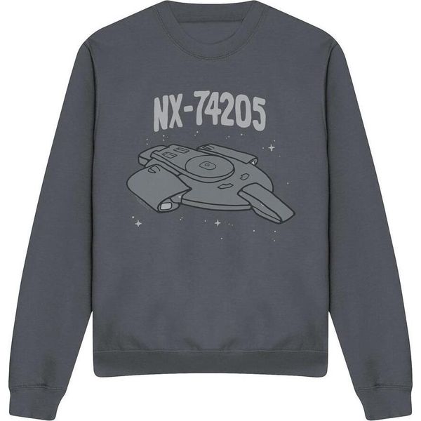 Star Trek - Felpa "The Defiant"" Per Uomo/Donna Unisex TV12157 (M) (Carbone)"-image