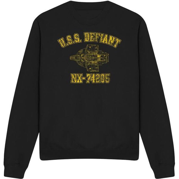 Star Trek - Felpa "Defiant Athletic"" Per Uomo/Donna Unisex TV12073 (S) (Nero)"-image