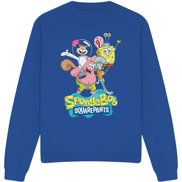 Spongebob Squarepants - Felpa Per Uomo/Donna Unisex TV12817 (S) (Blu Reale)-image