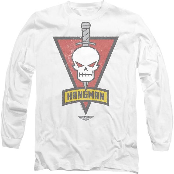 Top Gun: Maverick - Maglietta "Hangman Call Sign"" Per Uomo/Donna Unisex TV10990 (S) (Bianco)"-image