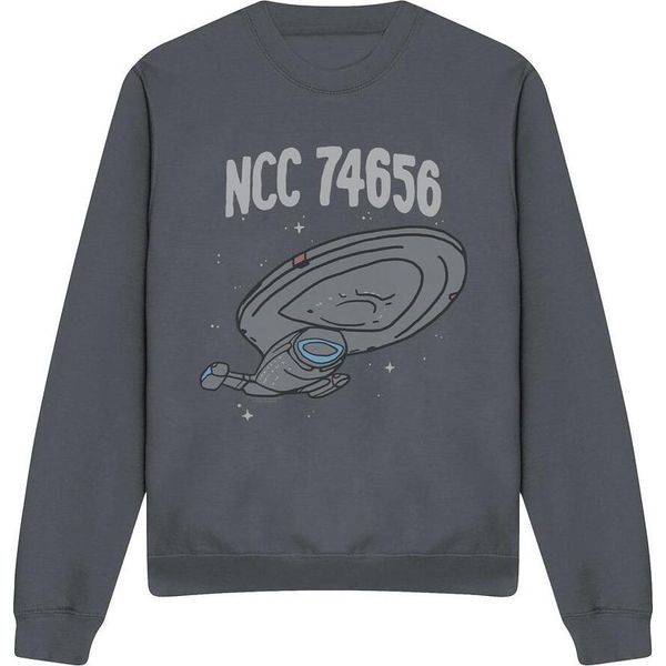 Star Trek - Felpa "The Intrepid Class"" Per Uomo/Donna Unisex TV12151 (L) (Charcoal)"-image