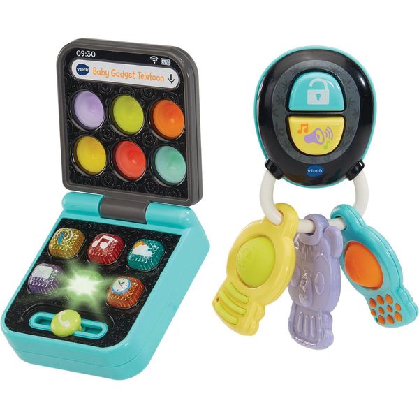 Vtech Baby Gadget Speelset, 0,5 Anni/Anni, Suoni, Funzione Parlante, Batterie Necessarie, Aaa, Plastica-image