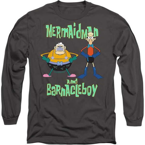 Spongebob Squarepants - Maglietta Da Uomo/Donna Unisex TV10695 (L) (Charcoal)-image