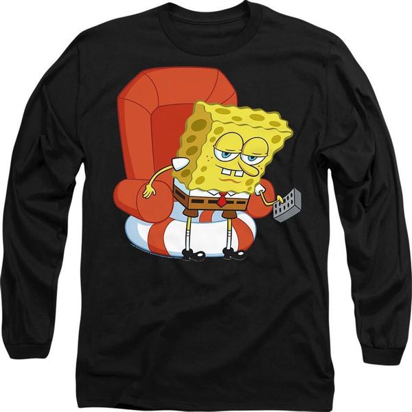 Spongebob Squarepants - Maglietta "Head Out Meme"" Per Uomo/Donna Unisex TV10723 (Xl) (Nero)"-image