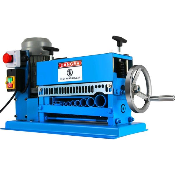 Spelafili Automatico Vevor - Potenza 370 W, Adatto Per Cavi Di Diametro Compreso Tra 1,5 E 38 Mm, Spelafili Elettrico Con 10-image