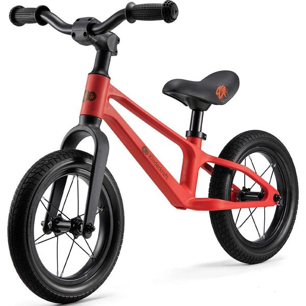 Kinderkraft Eter Balance Bike Per Bambini, Balance Bike Ultraleggera Fino A 35 Kg, Rosso-image