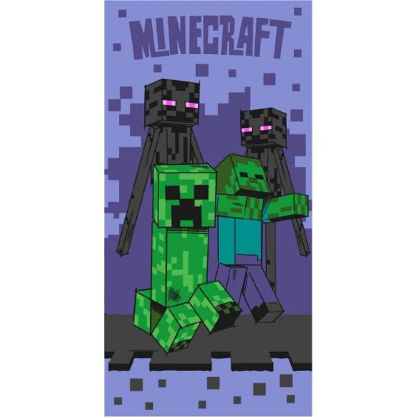 Telo Da Bagno Minecraft 70X140Cm - Telo Da Spiaggia Sketch Mobs-image