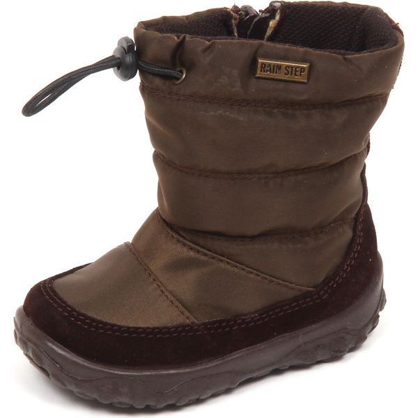 E2642 Doposci Bimbo Brown Falcotto Naturino Rain Step Stivale Boot Baby Boy-image