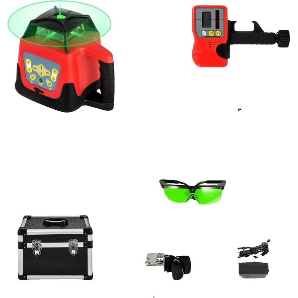 Laser A Rotazione, Scansione A 360 Gradi, Tecnologia Autolivellante, Raggio Verde 2-image