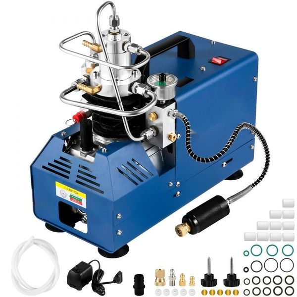 Compressore D'aria Elettrico Ad Alta Pressione 1800 W Compressore Ad Alta Pressione Pcp Pompa 4500 Psi Gonfiatore Pcp Capacità Serbatoio 3-6,8 L Compressore 2800 Giri/Min-image