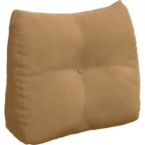 Vidaxl Cuscino Per Lo Schienale Marrone 60 X 24 X 50 Cm In Velluto-image