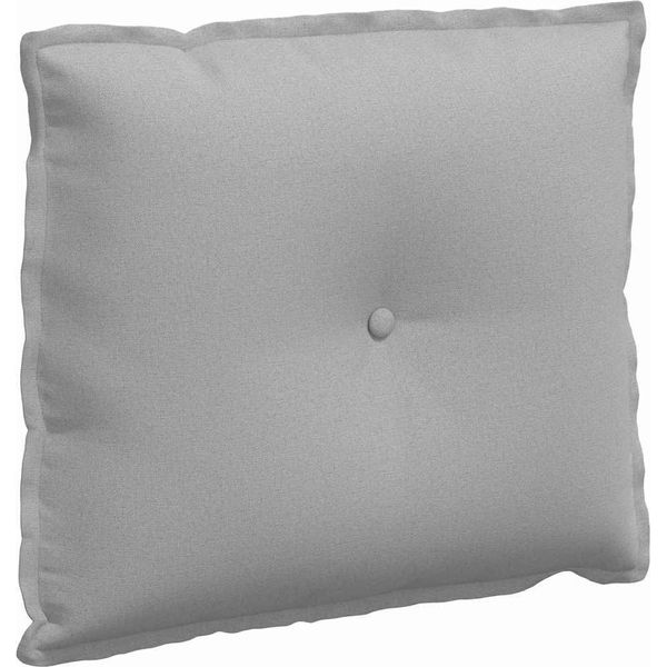 Vidaxl Cuscino Di Schienale Grigio Nuvola 60 X 19 X 50 Cm Tessuto-image
