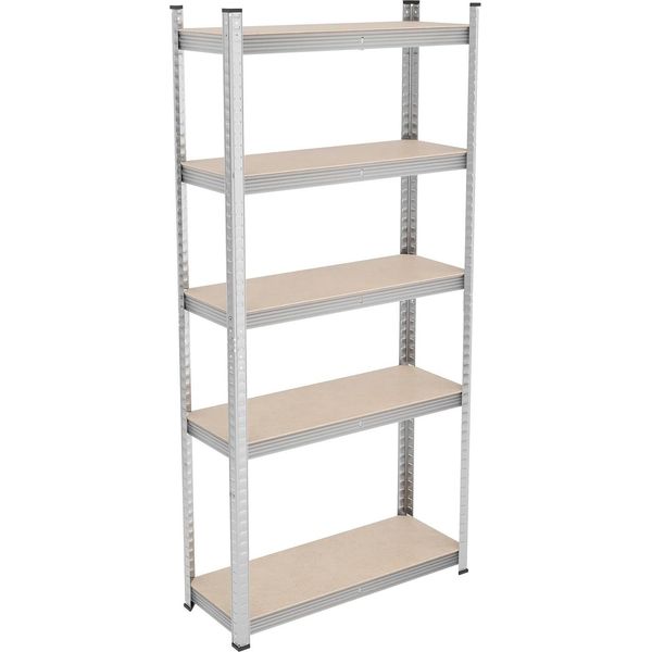 Relaxdays Scaffalatura Per Carichi Pesanti Zincata A 5 Livelli-image