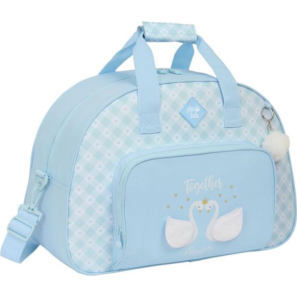 Borsa Sportiva Glow Lab Swans Blu Chiaro 48 X 33 X 21 Cm-image