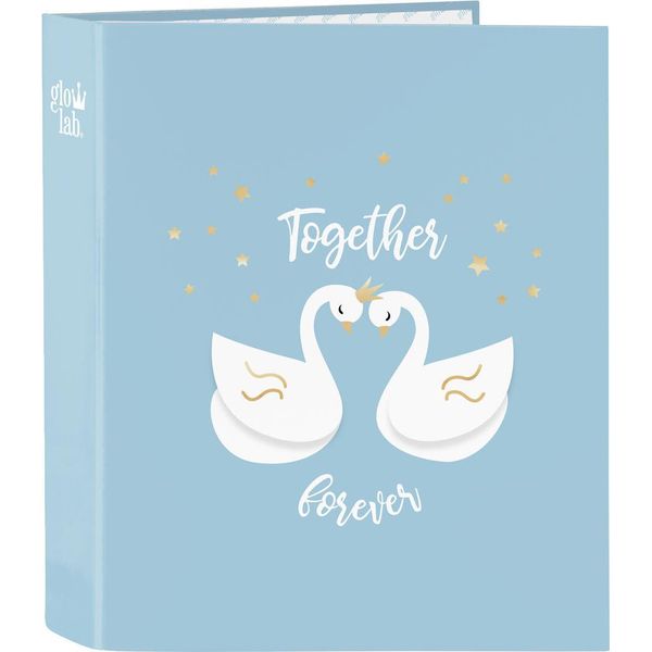 Raccoglitore Ad Anelli Glow Lab Cisnes Blue A4 27 X 33 X 6 Cm-image