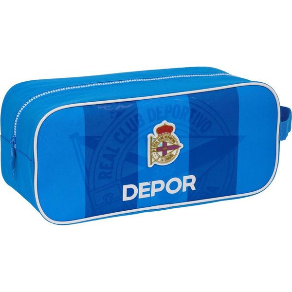 Borsa Per Scarpe Da Viaggio R. C. Deportivo De La CoruñA Blu 34 X 15 X 14 Cm-image