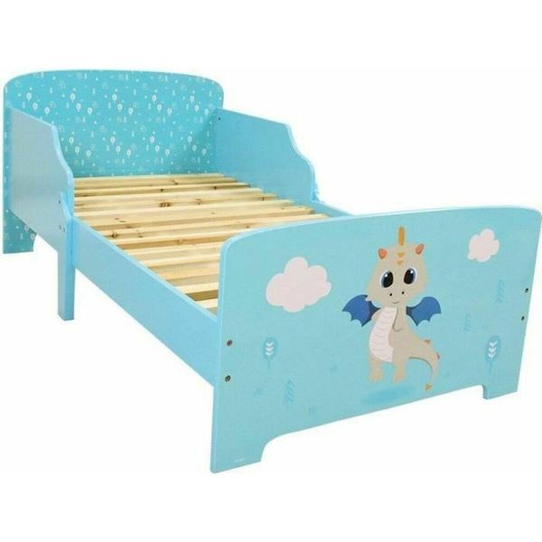 Letto Per Bambini, Mdf/Legno, 140X70Cm, Multicolore-image
