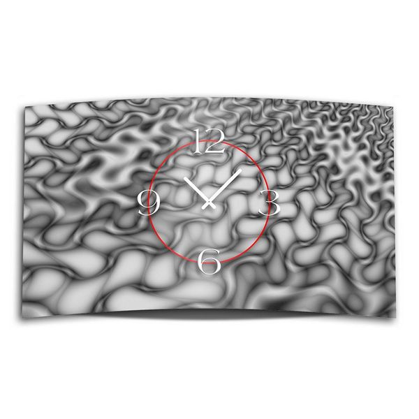 Orologio Da Parete Di Design Grigio Psychodelic Orologio Da Parete Moderno Di Design Silenzioso Senza Ticchettio Dixtime 3DS-0195-image