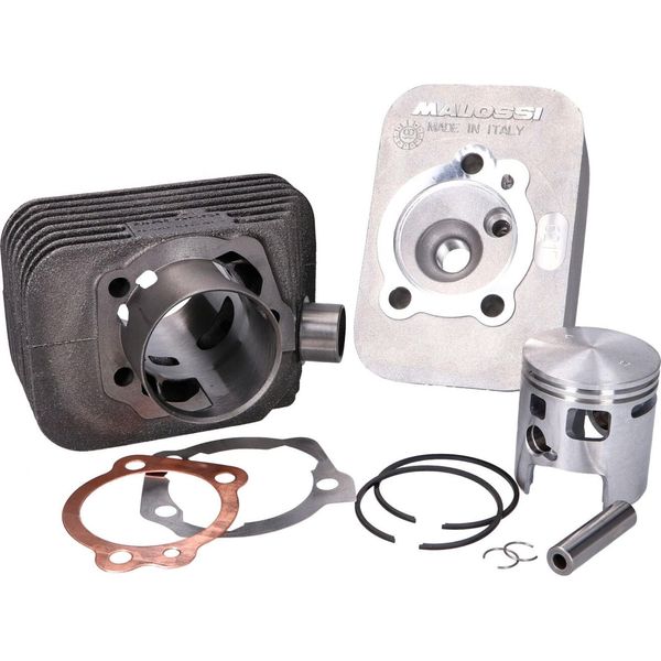 Kit Cilindro Malossi Sport 73Cc 10Mm Perno Pistone Compatibile Con Piaggio, Vespa Ciao, PX50-image
