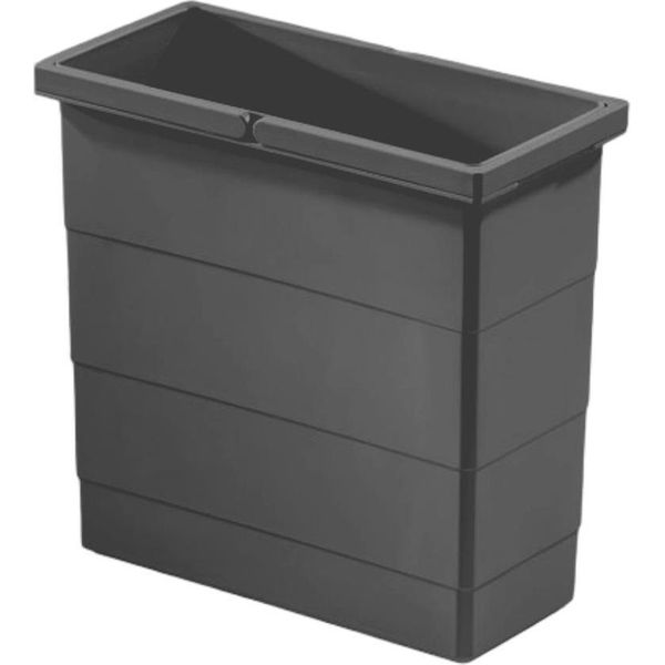 Hailo Cestino Interno 1138989 Grigio Scuro 12 L 320 X 156 X 295 Mm 2 Maniglie-image