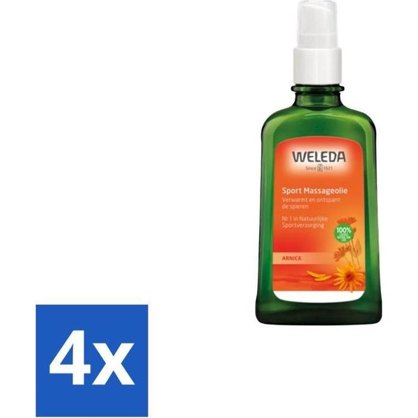 Weleda - Olio Da Massaggio Sport - Arnica - 100 Ml - Confezione Risparmio - 4 Pezzi-image
